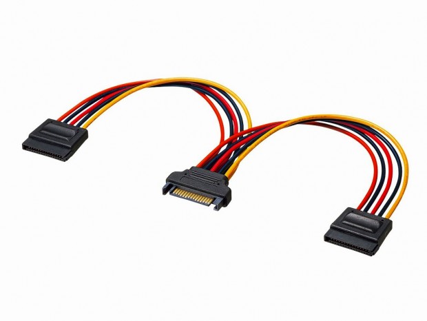 サンワサプライ、あると便利なSATA電源分岐ケーブル5モデル発売