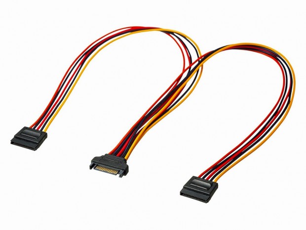 サンワサプライ、あると便利なSATA電源分岐ケーブル5モデル発売