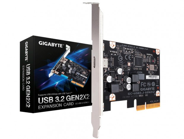 GIGABYTE、世界初のUSB3.2 Gen.2×2拡張カード「GC-USB 3.2 GEN2X2」