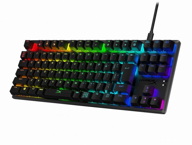 HyperX、短接点スイッチ搭載のテンキーレスRGBキーボード「Alloy Origins Core」