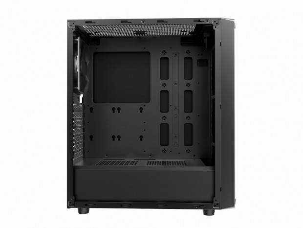 強化ガラス採用で税込3,980円、SAMAのミドルタワー「黒鴉」が今週末に発売