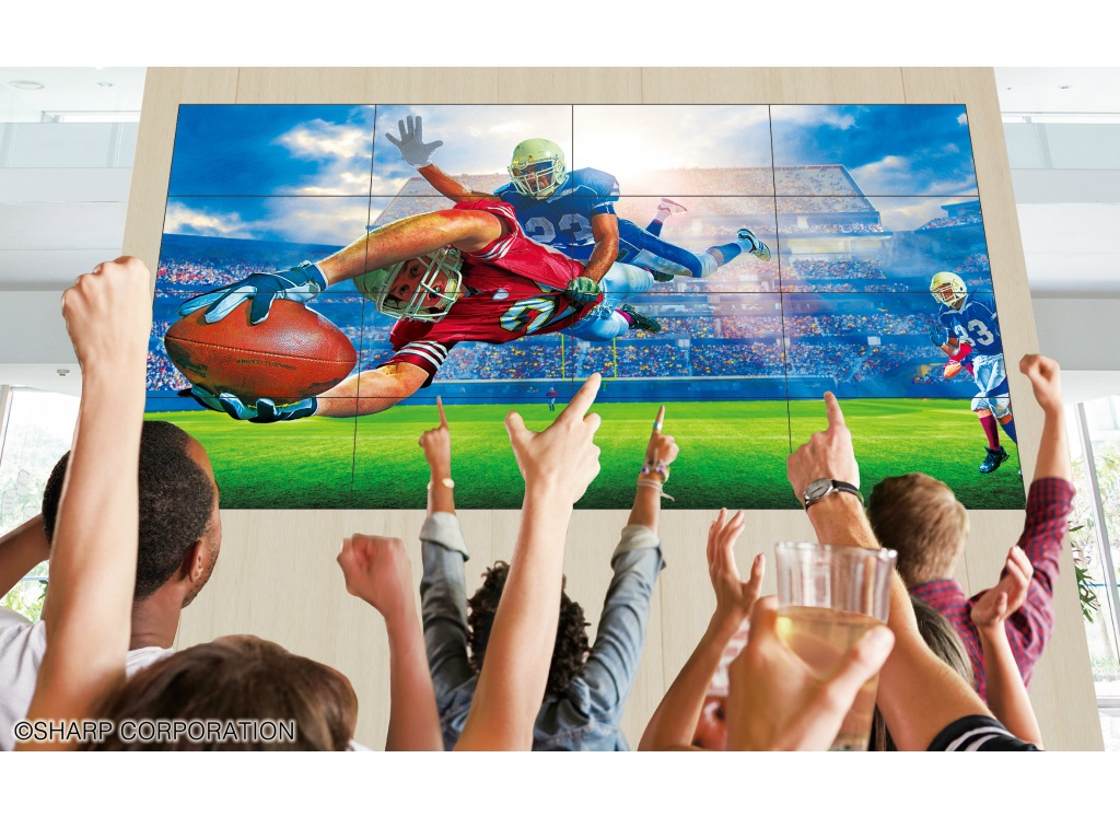 240V型/16K相当のマルチディスプレイに対応する60V型4K液晶がシャープ