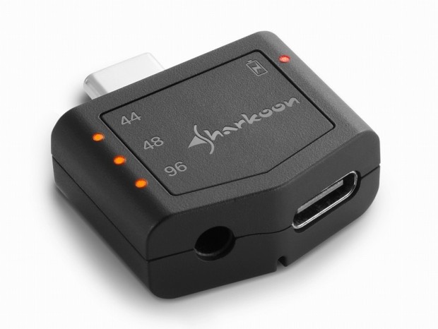 SHARKOON、音楽を聴きながら充電できる60W給電対応のモバイルDAC「Mobile DAC PD」