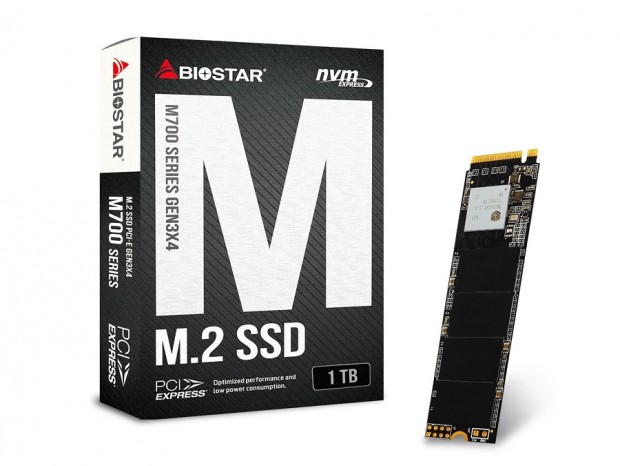 BIOSTARのエントリーNVMe M.2 SSD「M700」シリーズ27日発売開始