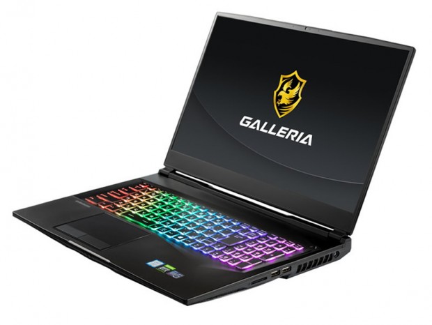 GALLERIA、ゲーミングノートPCの最上位「GCR2080RNF-E」受注開始