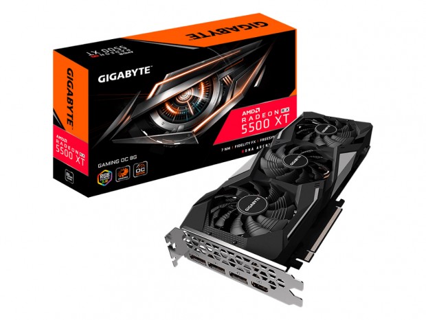 GIGABYTE、オリジナルクーラー搭載のRadeon RX 5500 XT計2モデル