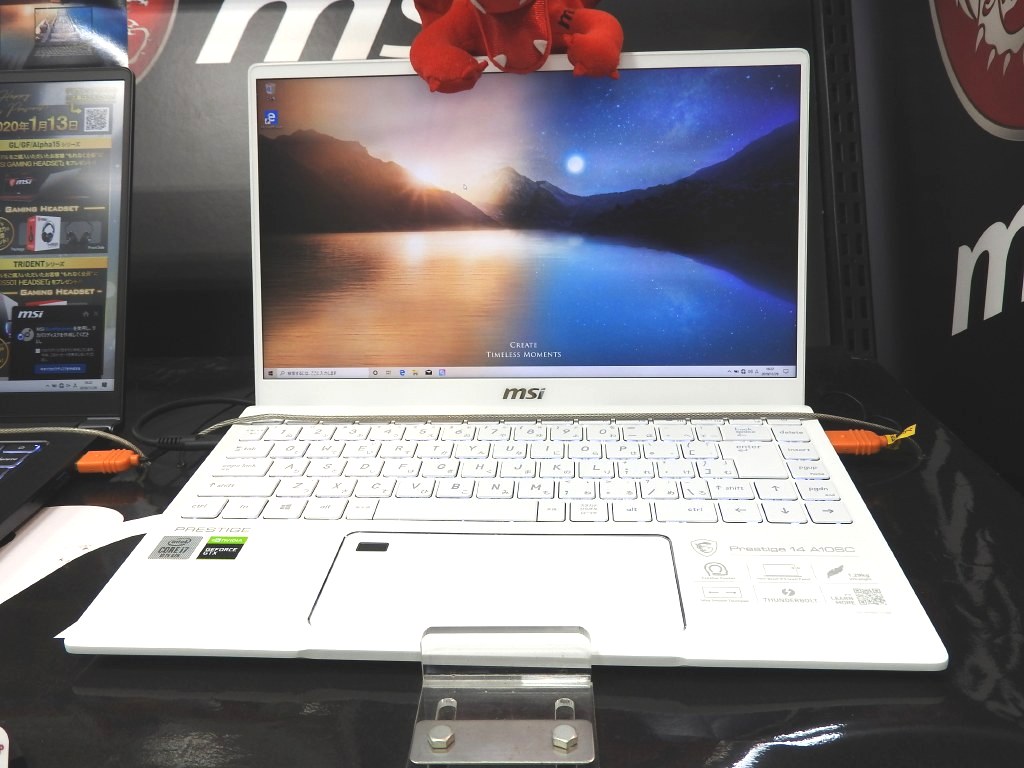モバイル派クリエイター&ビジネスマンにオススメのノートPC、MSI
