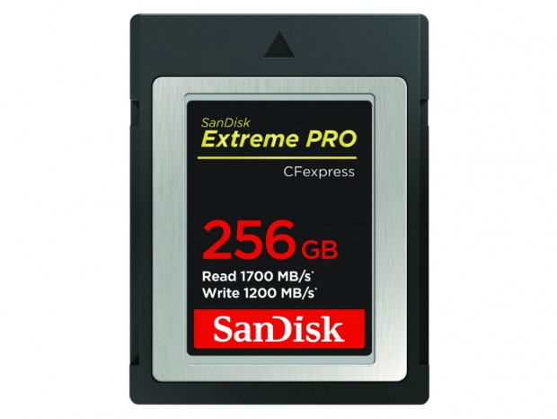 最高1,700MB/secの高速CFexpress Type- Bカードがサンディスクから
