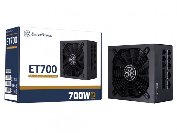 40℃環境で連続駆動可能な高耐久GOLD認証電源、SilverStone「ET700-MG」