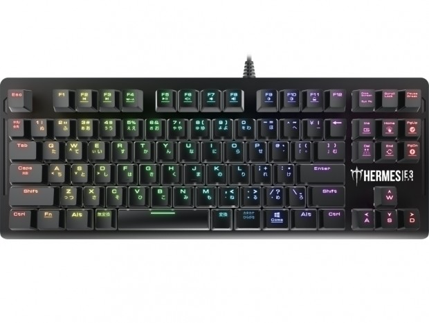 GAMDIAS、シルバー軸採用の格安ゲーミングキーボード「HERMES」シリーズ