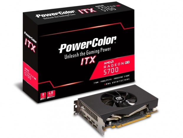 Mini-ITXサイズのRadeon RX 5700、PowerColor「RX5700 ITX 8GB GDDR6」