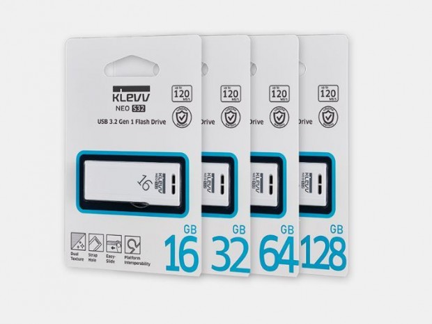 高品質NANDフラッシュを採用したUSB3.2メモリ「KLEVV NEO S32」