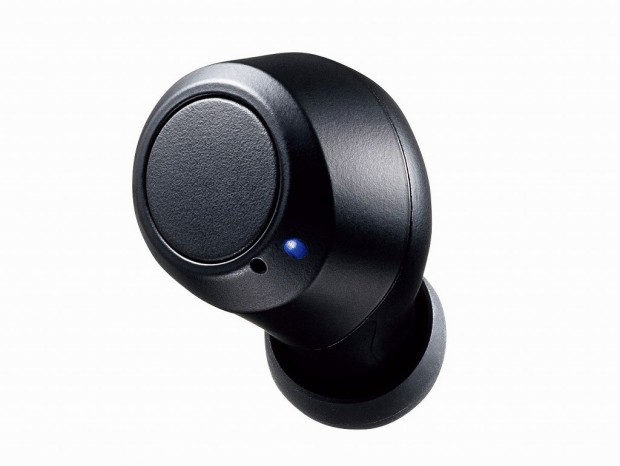 サンワサプライ、片耳だけでも使えるBluetooth 5.0対応の完全ワイヤレスイヤホン