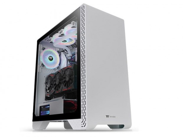 強化ガラスパネル採用のエントリーミドルタワー、Thermaltake「S300 TG」シリーズ