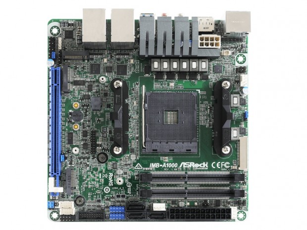 デュアルIntel LAN搭載のB450 Mini-ITXマザー、ASRock「IMB-A1000」