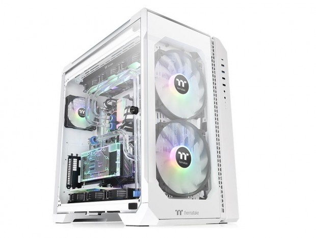 200mm ARGBファンを2基搭載するミドルタワー、Thermaltake「View 51 TG ARGB」