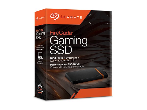 Seagate、最大2,000MB/secのゲーミングSSD「FireCuda Gaming SSD」を3月発売