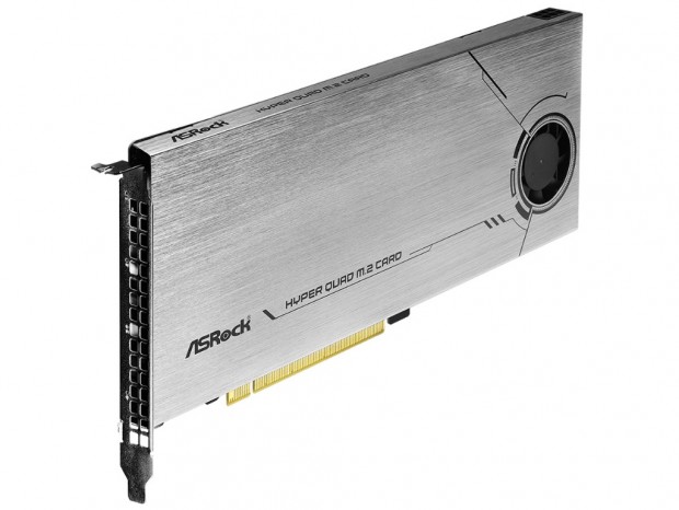 ASRock、PCIe4.0対応のM.2増設カード「HYPER QUAD M.2 CARD」国内発売決定