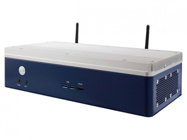 MXMカードを搭載できる小型デスクトップPC、iBASE「EC-7100」