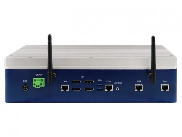 MXMカードを搭載できる小型デスクトップPC、iBASE「EC-7100」
