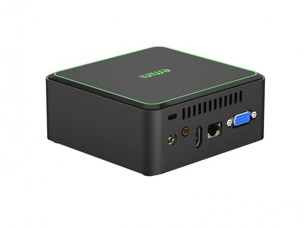 REALAN、NUCサイズのデュアルストレージ対応ベアボーン「Mr.NUC-V8-J1900V4U」