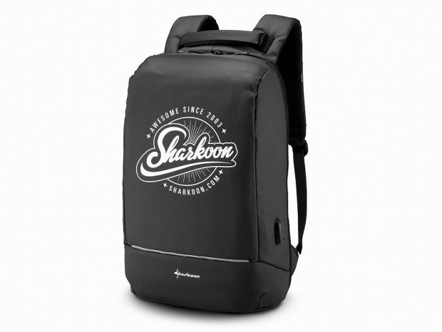 スマホ充電ポートや“隠しポケット”付きバックパック「Sharkoon Backpack」など3製品