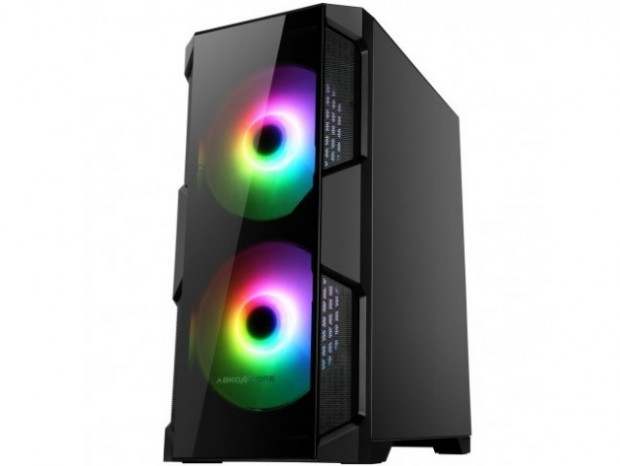 200mm ARGBファンを2基搭載するミドルタワー、X2「HELIOS 500G SYNC」