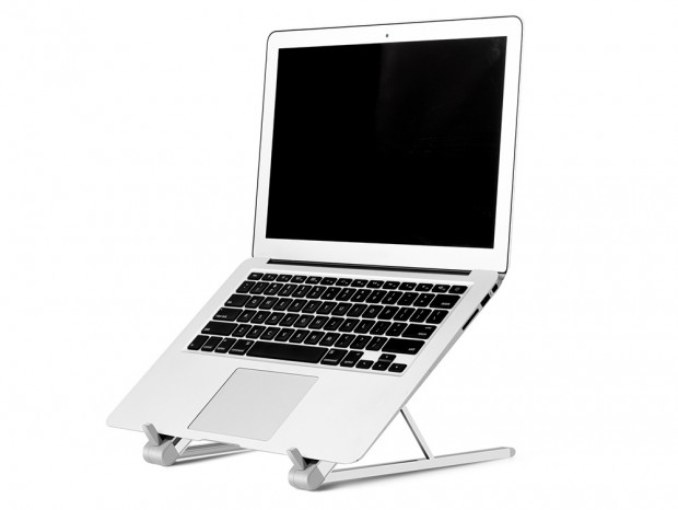 上海問屋、コンパクトに収納できる「アルミ合金製折りたたみノートPCスタンド」発売