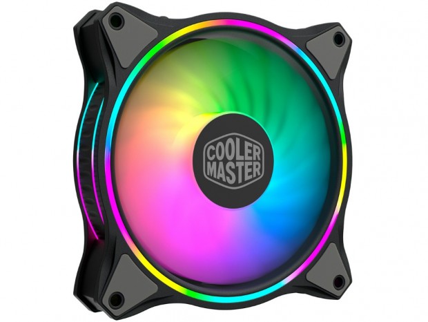 デュアルループARGB LED搭載120mmファン、Cooler Master「MasterFan MF120 Halo」