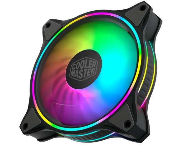 デュアルループARGB LED搭載120mmファン、Cooler Master「MasterFan MF120 Halo」