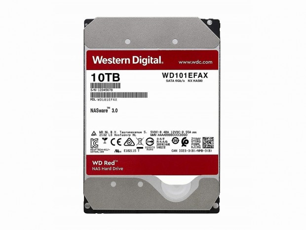 Western DigitalのNAS向け「WD Red」シリーズ10TBモデル「WD101EFAX」が今週発売