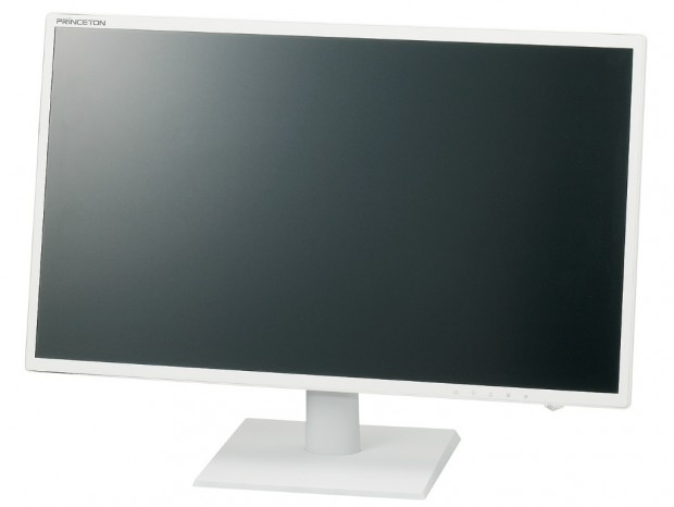 プリンストン、広視野角パネルを採用する白い21.5型フルHD液晶発売