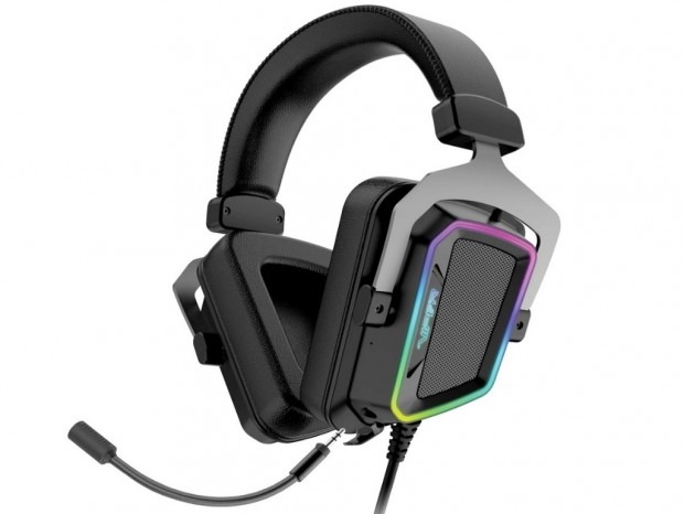 7.1chバーチャルサラウンド対応ゲーミングヘッドセット、Patriot「Viper V380 RGB」
