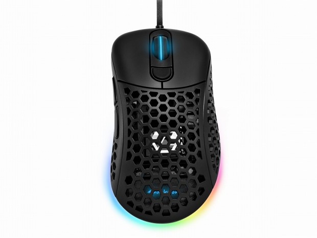肉抜きデザインで約62g、SHARKOONから超軽量ゲーミングマウス「Light²200」