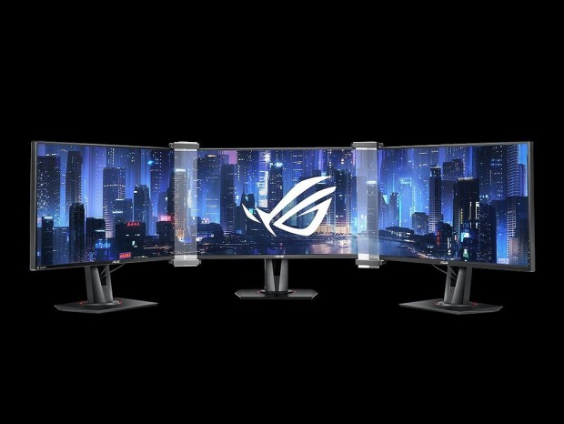 ASUS 2018製モニターとモニター台(未使用)のセット