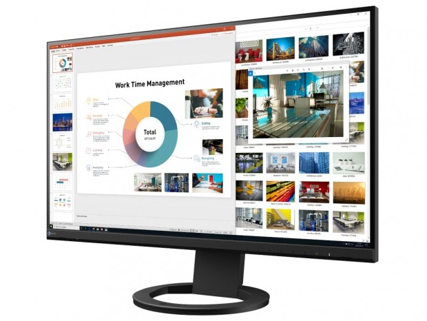 EIZO、省スペース・狭額縁設計の27型WQHD液晶「FlexScan EV2760」