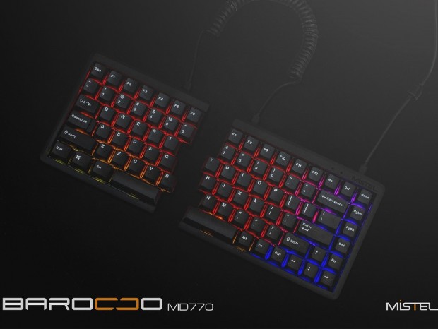 使いやすさを増した、MISTELの分離型キーボード「Barocco MD770/MD770RGB」発売