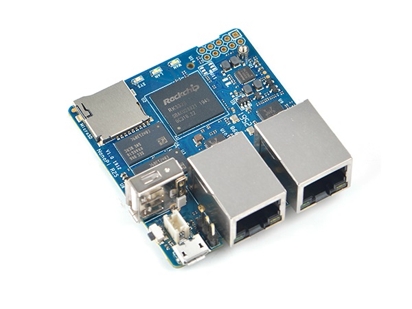 Raspberry Pi対抗のデュアルギガビットLAN搭載SBC、FriendlyElec「NanoPi R2S」