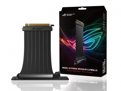 SafeSlot採用の頑強なライザーケーブル、ASUS「ROG Strix Riser Cable」発売