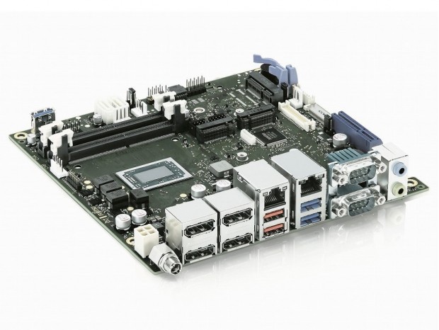 Kontron、4Kの4画面出力も可能なRyzen Embedded搭載Mini-ITXマザーボード