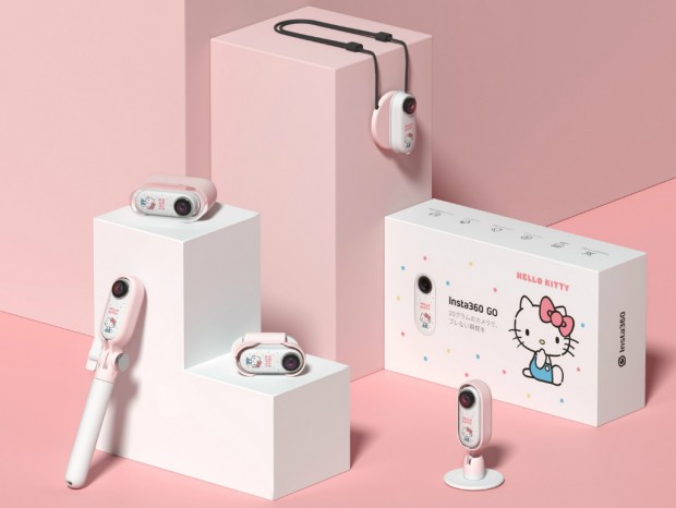 小型・軽量アクションカメラ「Insta360 GO」にハローキティモデルが登場