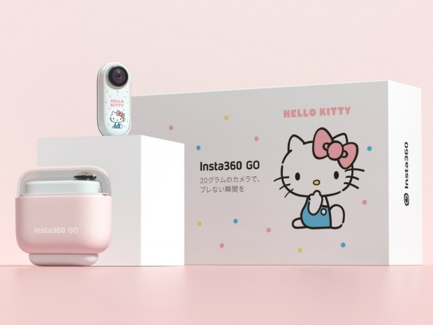 小型・軽量アクションカメラ「Insta360 GO」にハローキティモデルが登場