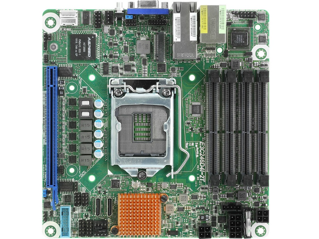 ASRock Rack、128GBメモリ対応のLGA1151 Mini-ITXマザーボード ...