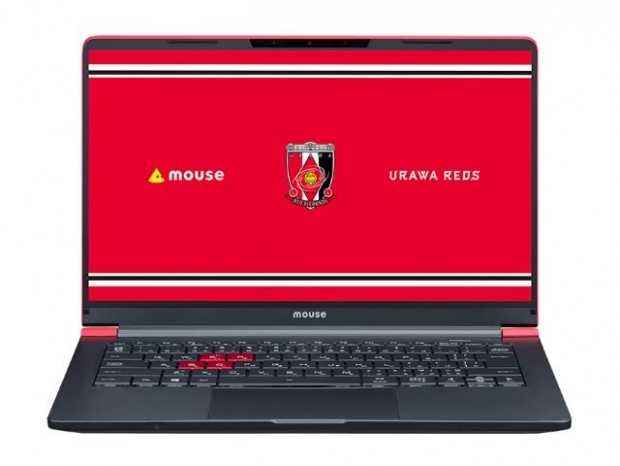 マウス、浦和レッズオフィシャルノートPC計2機種を発売