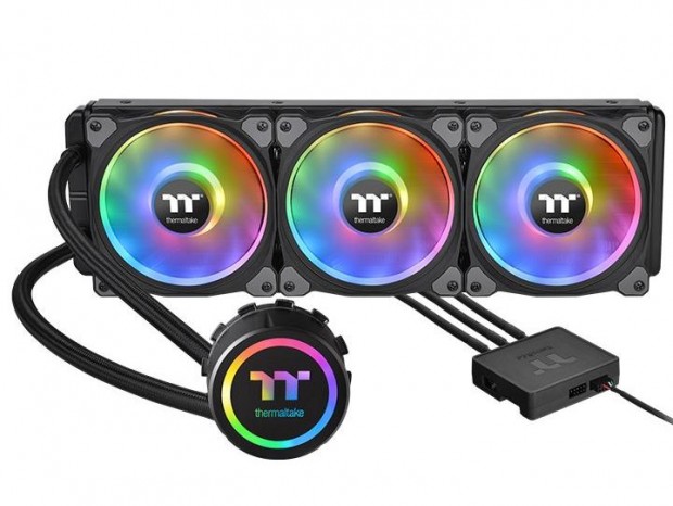 Thermaltake、デュアルリングRGBファン装備の360mmラジエター水冷「Floe DX RGB 360」