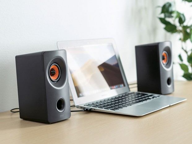 サンワサプライ、Bluetooth他3種の接続モードに対応する2chスピーカー
