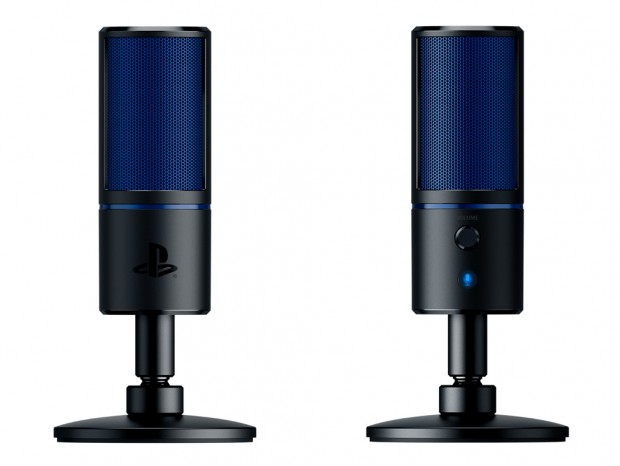 Razer、PlayStation4対応のUSBマイク「Razer Seiren X for PlayStation4」国内発売