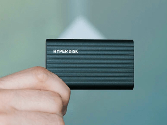 最大転送1,000MB/secの超小型ポータブルSSD「HyperDisk」がMakuakeに登場