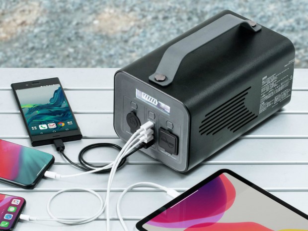 4種類の出力に対応する、容量284Whのポータブル電源がサンワダイレクトから