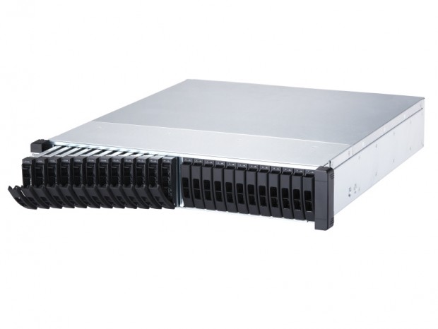 24台の2.5インチSASドライブを搭載できる2UエンタープライズNAS、QNAP「ES2486dc」